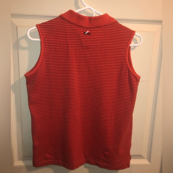 - Cutter and Buck sleeveless polo style , “sawgrass”, orange, excellent co… - Picture 2 of 4
